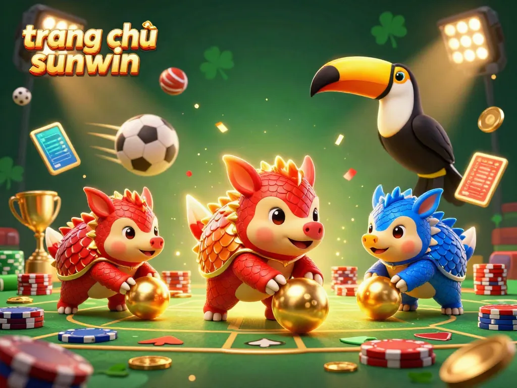Engage with the exciting gameplay at trang chủ sunwin featuring dynamic pangolin characters and vibrant casino elements.