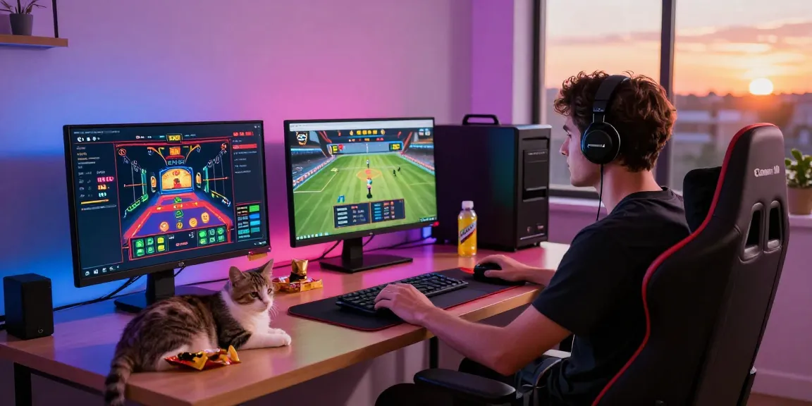 Engaging home gaming setup featuring man88 online casino experience.