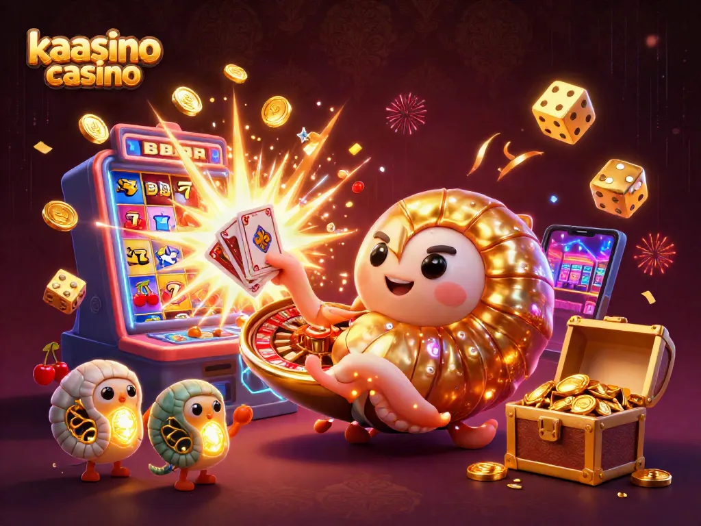 Engage in action at kaasino casino with an ancient nautilus roulette wheel and abundant gaming elements.
